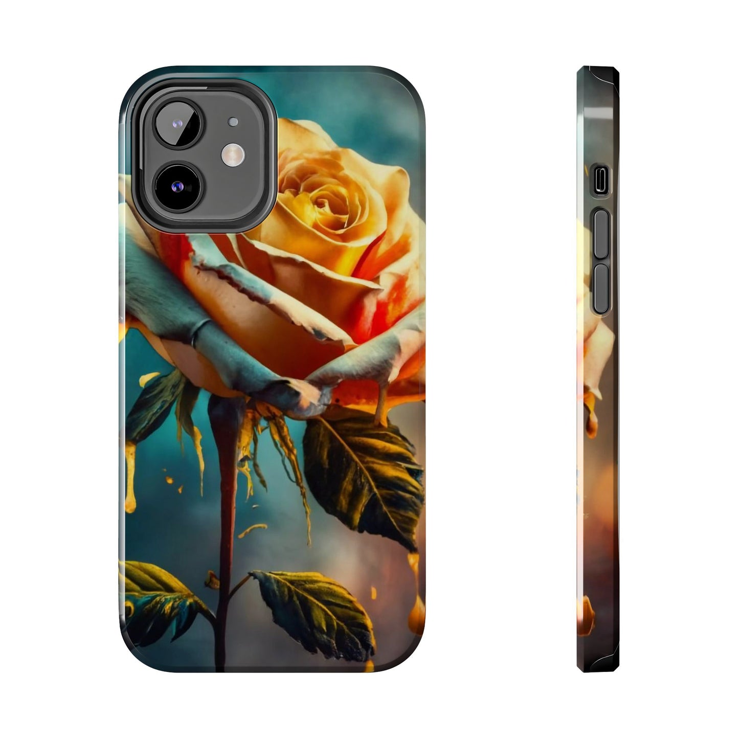 Golden Rose Elegance Tough Phone Case