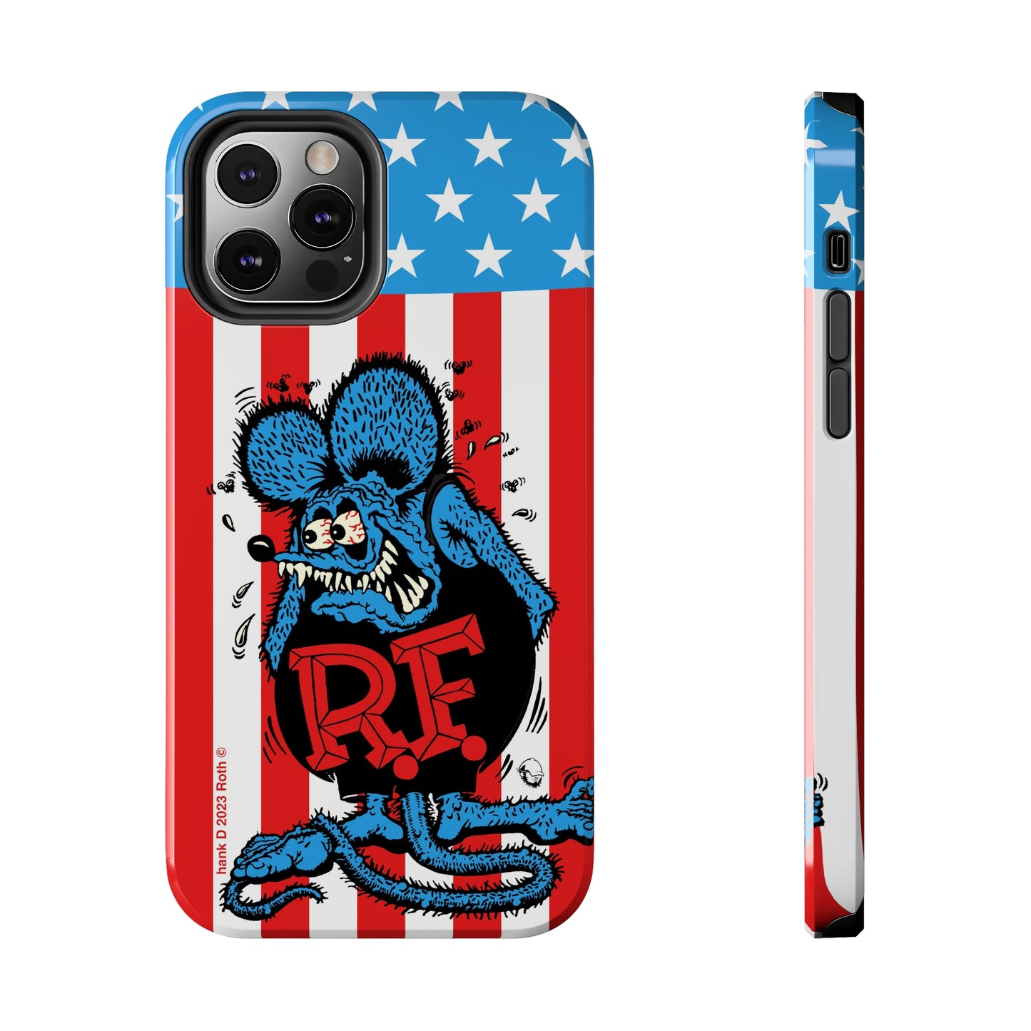 Red, White and Fink - Tough Phone Case