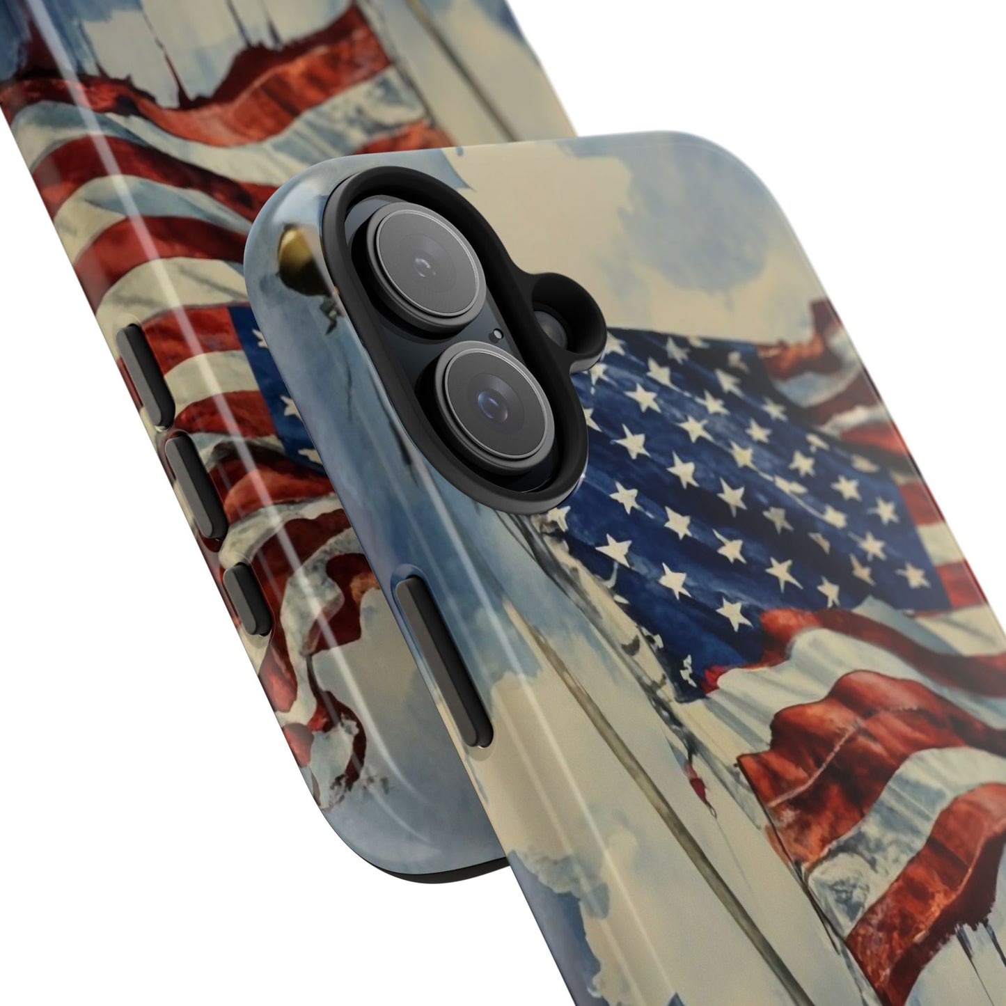 Tattered Glory American Flag Tough Phone Case