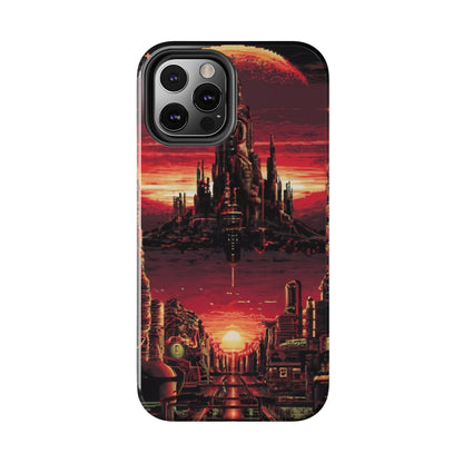 PixelVista Futuristic City Tough Phone Case