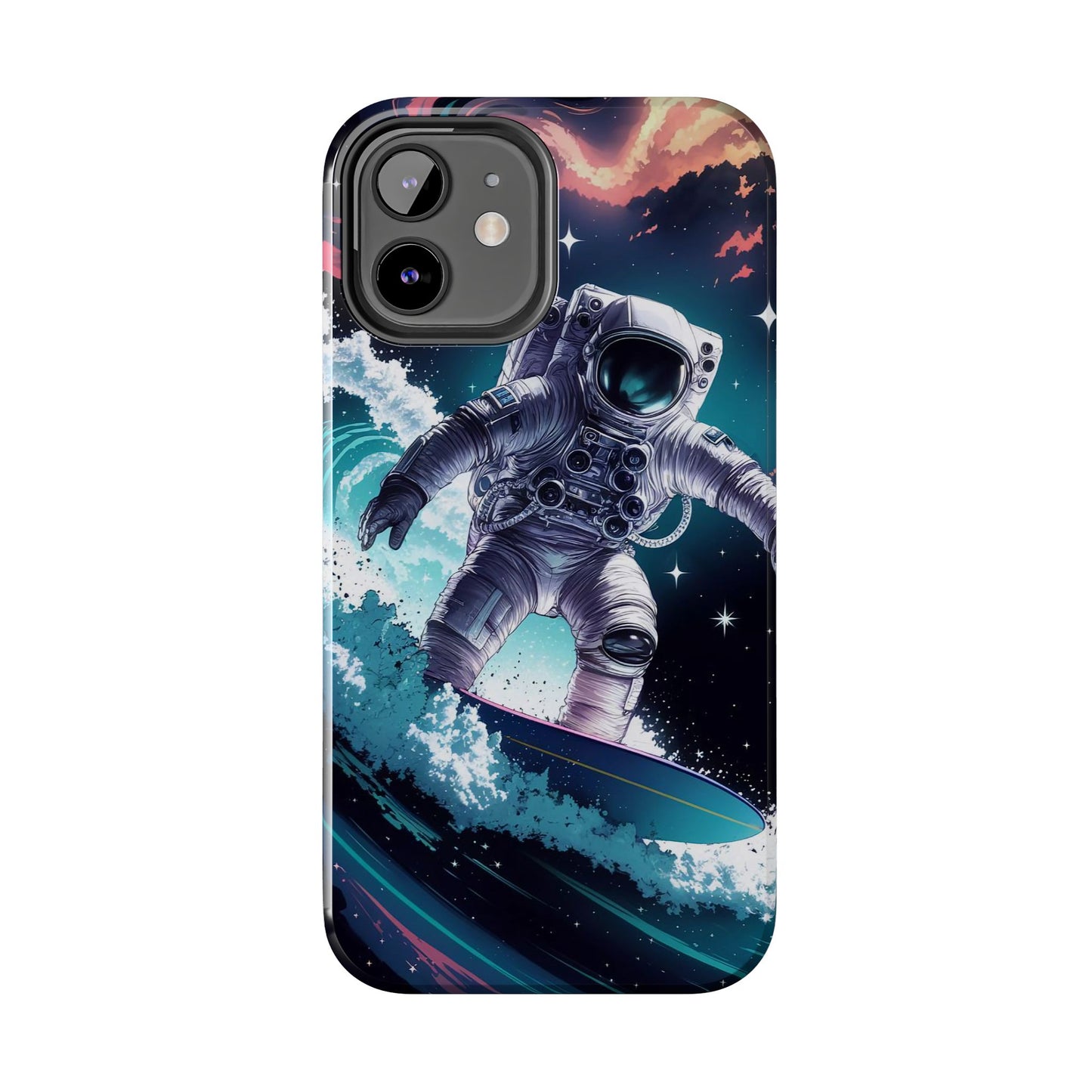 Space Surfer Astronaut Adventure Tough Phone Case