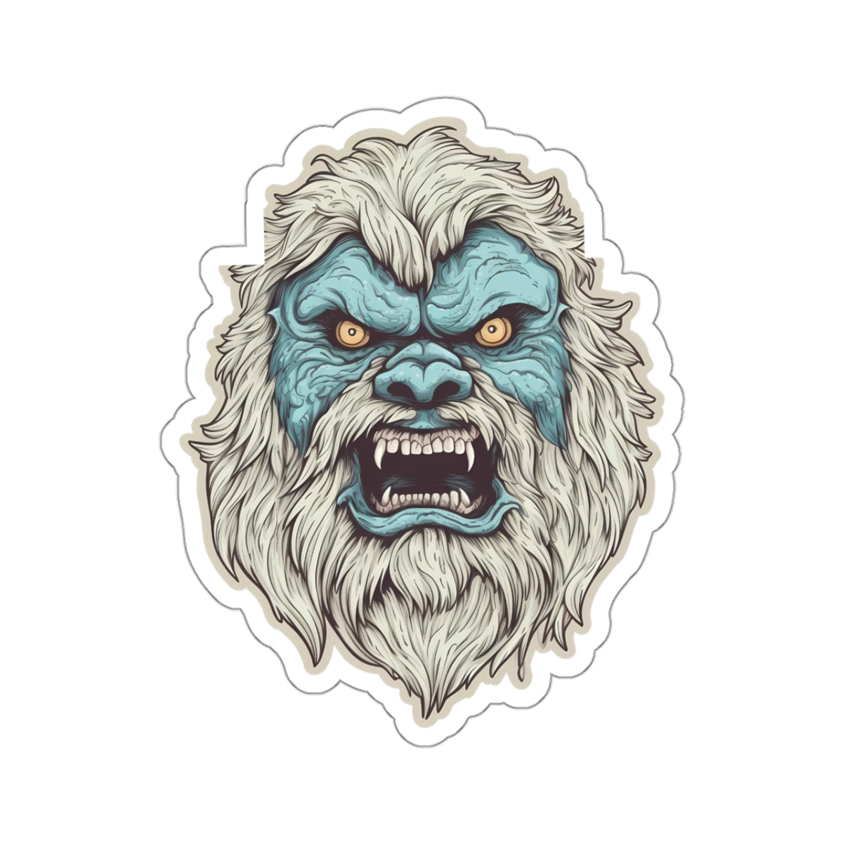 Ferocious Yeti Fury Sticker