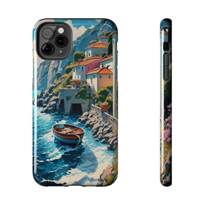 Coastal Dreamscape Boat Tough Phone Case