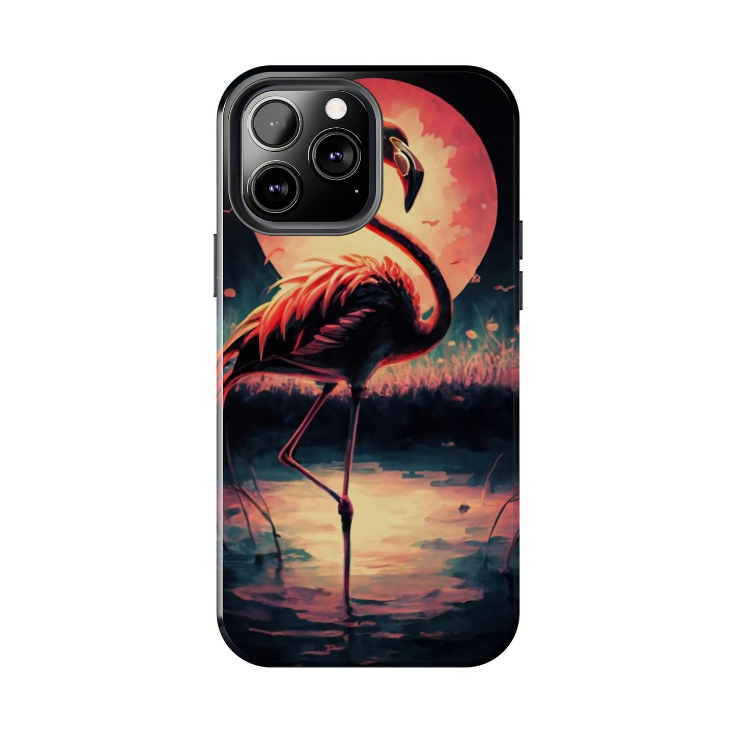 Sunset Flamingo Defender Case
