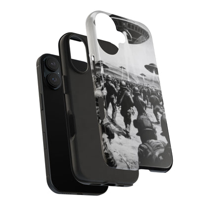 RetroWar UFO Encounter Tough Phone Case