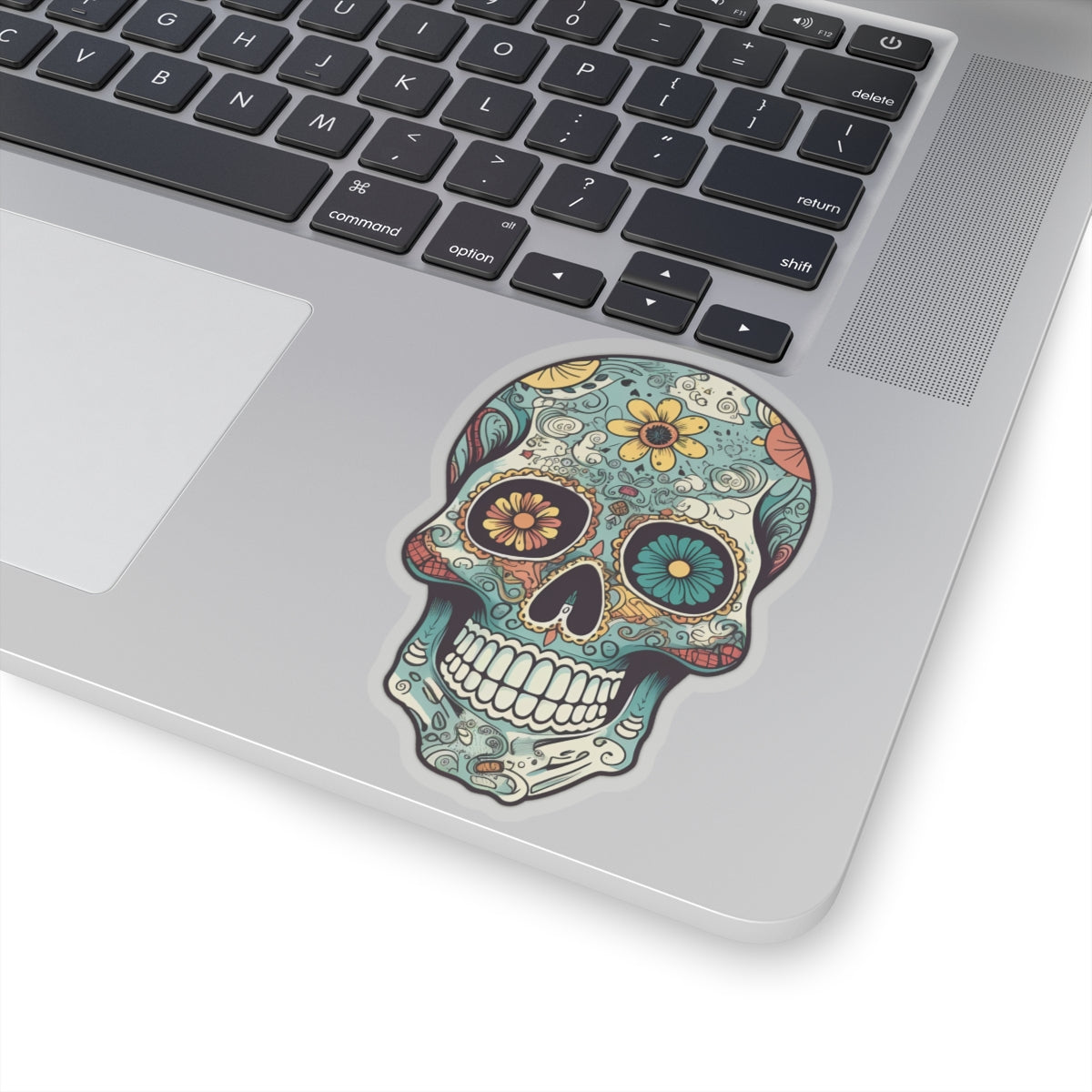 Colorful Sugar Skull Sticker