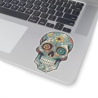 Colorful Sugar Skull Sticker