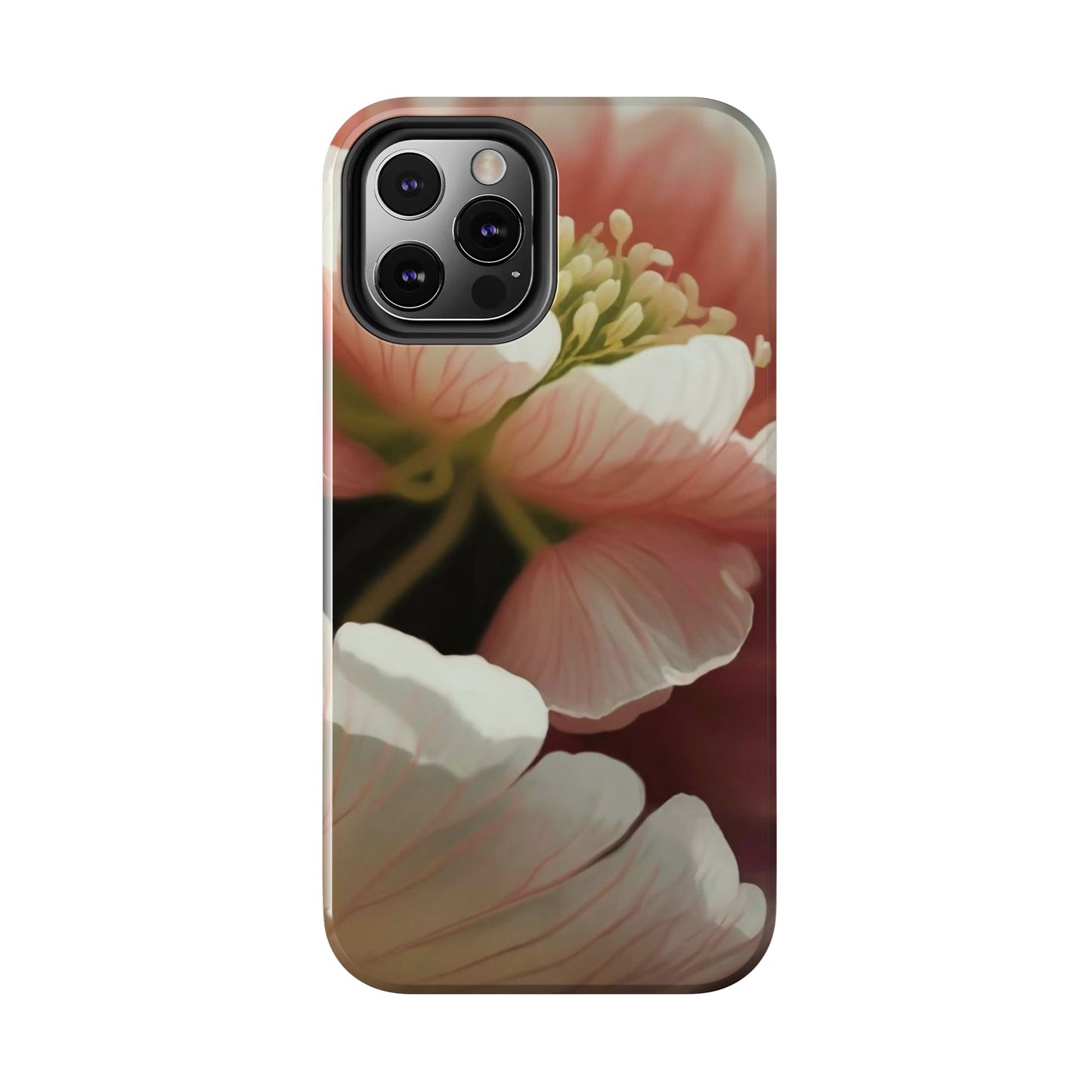 Pink Petal Watercolor Bloom Tough Phone Case