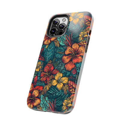 Radiant Frangipani - Hawaiian Tough Phone Case