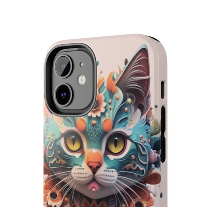 Floral Feline Armor Case