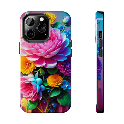 Vibrant Floral Splendor Tough Phone Case