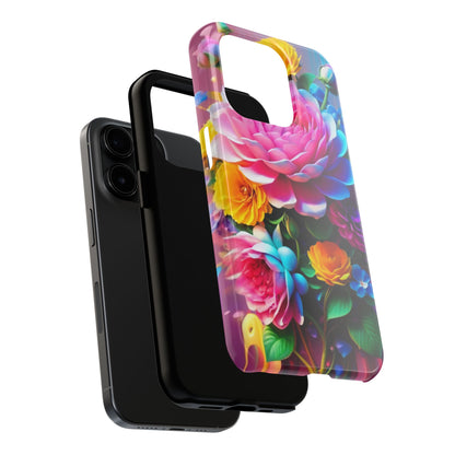 Vibrant Floral Splendor Tough Phone Case