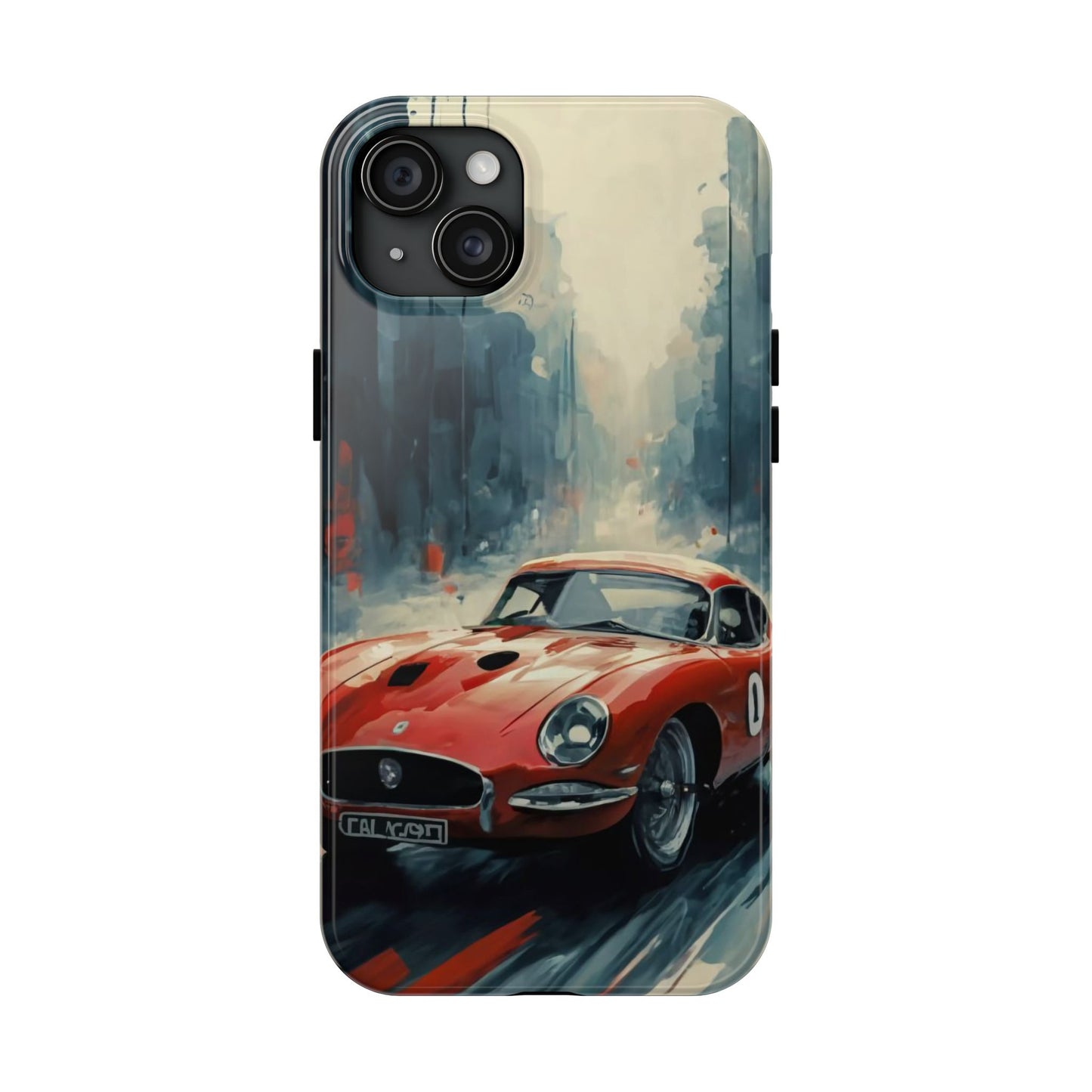 City Drive Red Sports Car Tough Phone Case