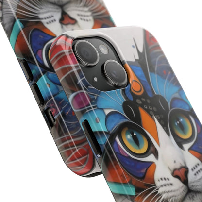 Whimsical Cat Dreamscape Guardian Phone Case