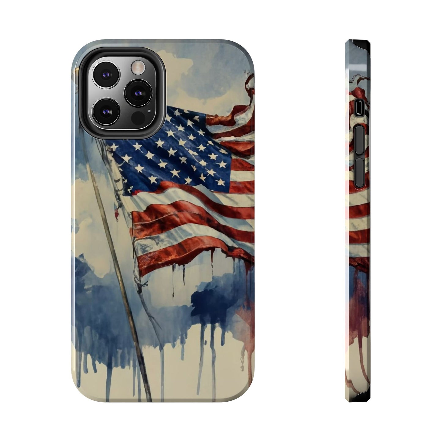 Tattered Glory American Flag Tough Phone Case