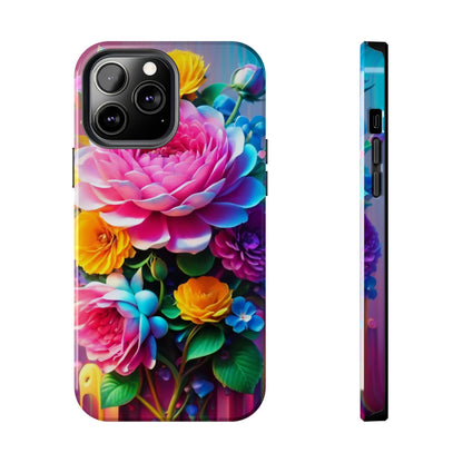 Vibrant Floral Splendor Tough Phone Case