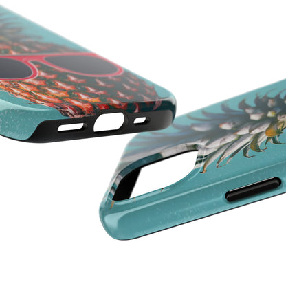 Beach-Ready Pineapple Sunglasses Tough Phone Case