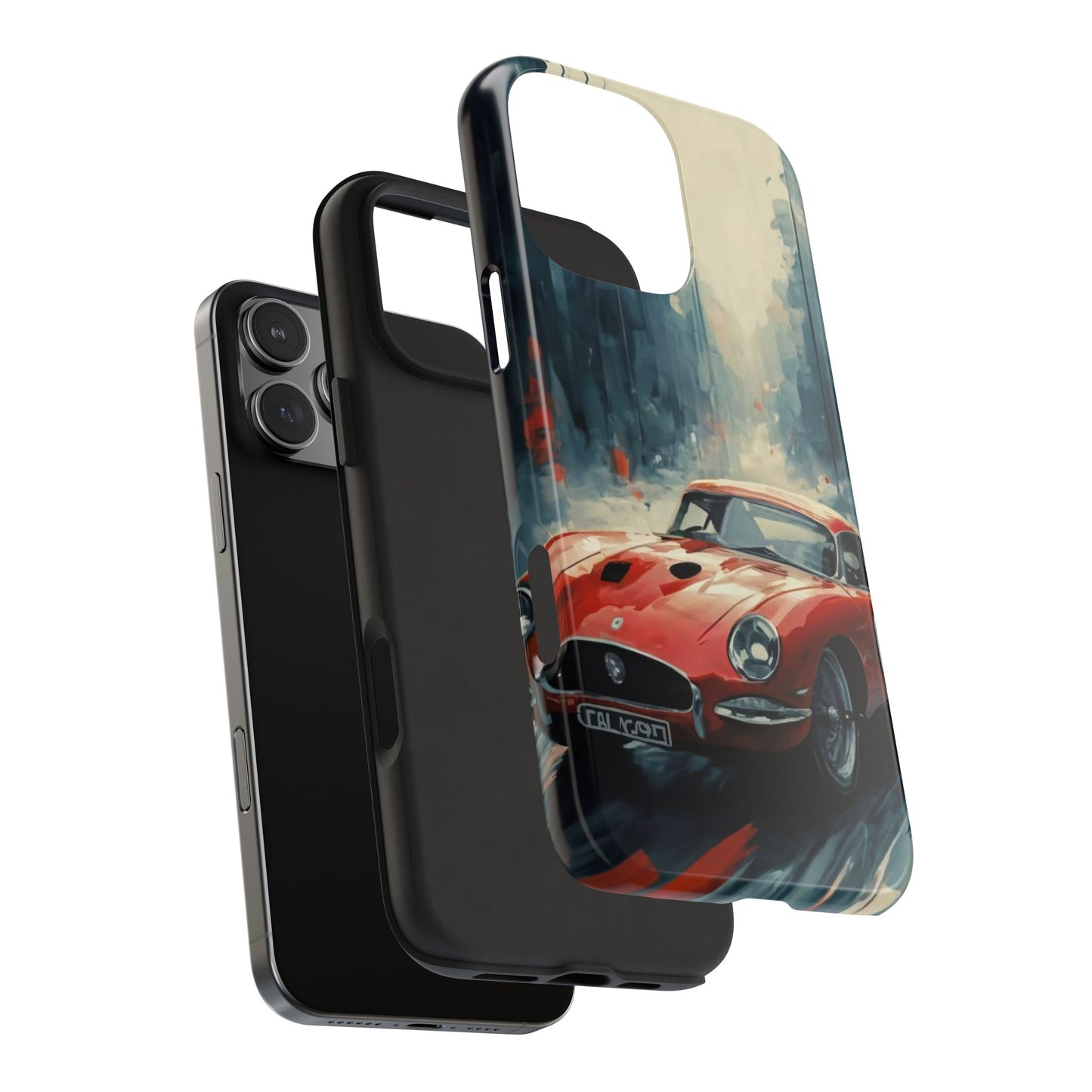 City Drive Red Sports Car Tough Phone Case