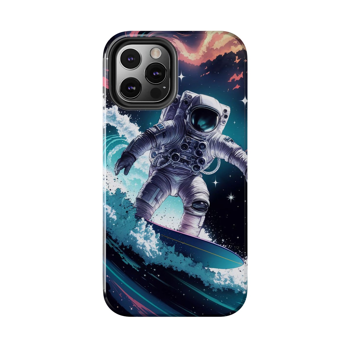 Space Surfer Astronaut Adventure Tough Phone Case