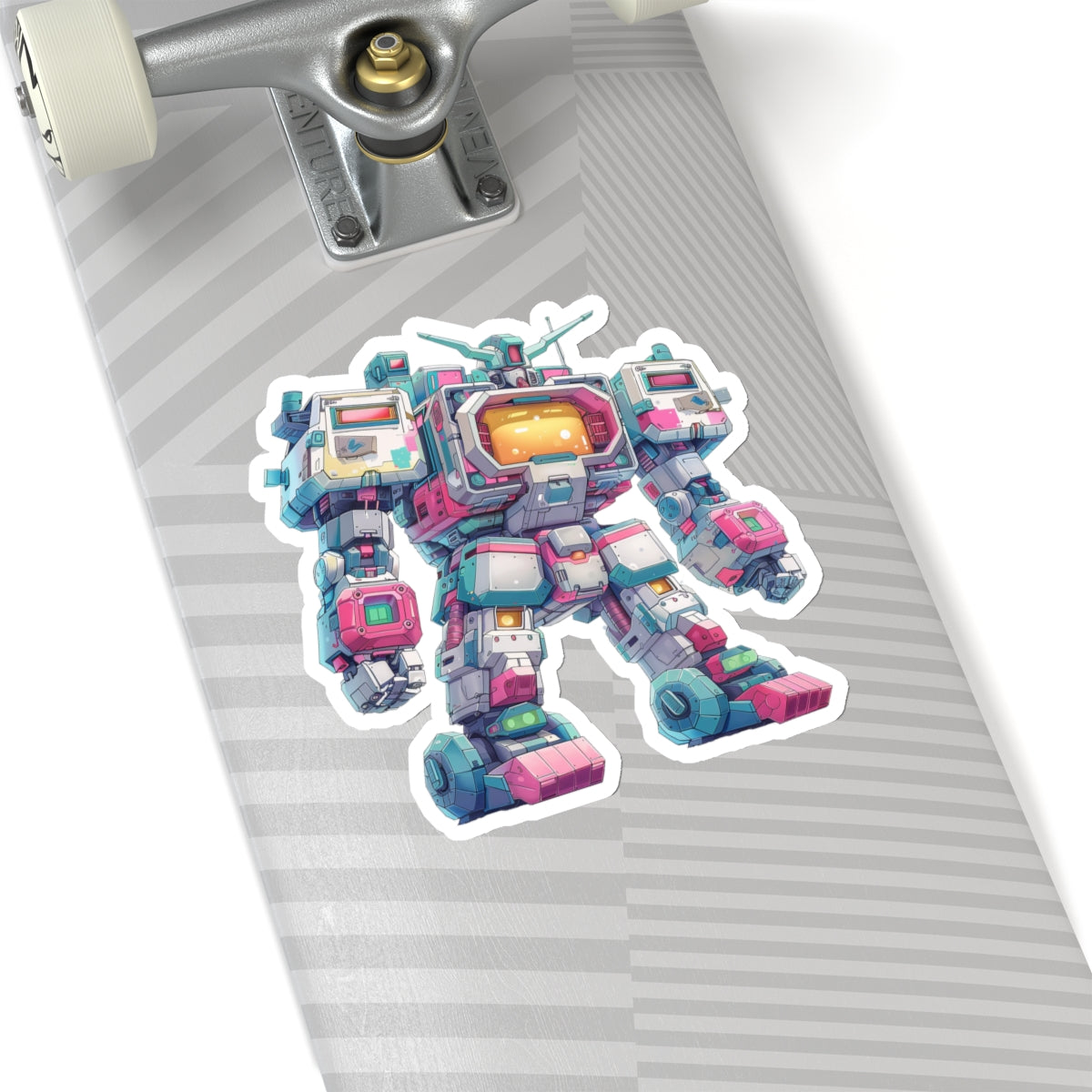 Pixelated Power Bot Sticker