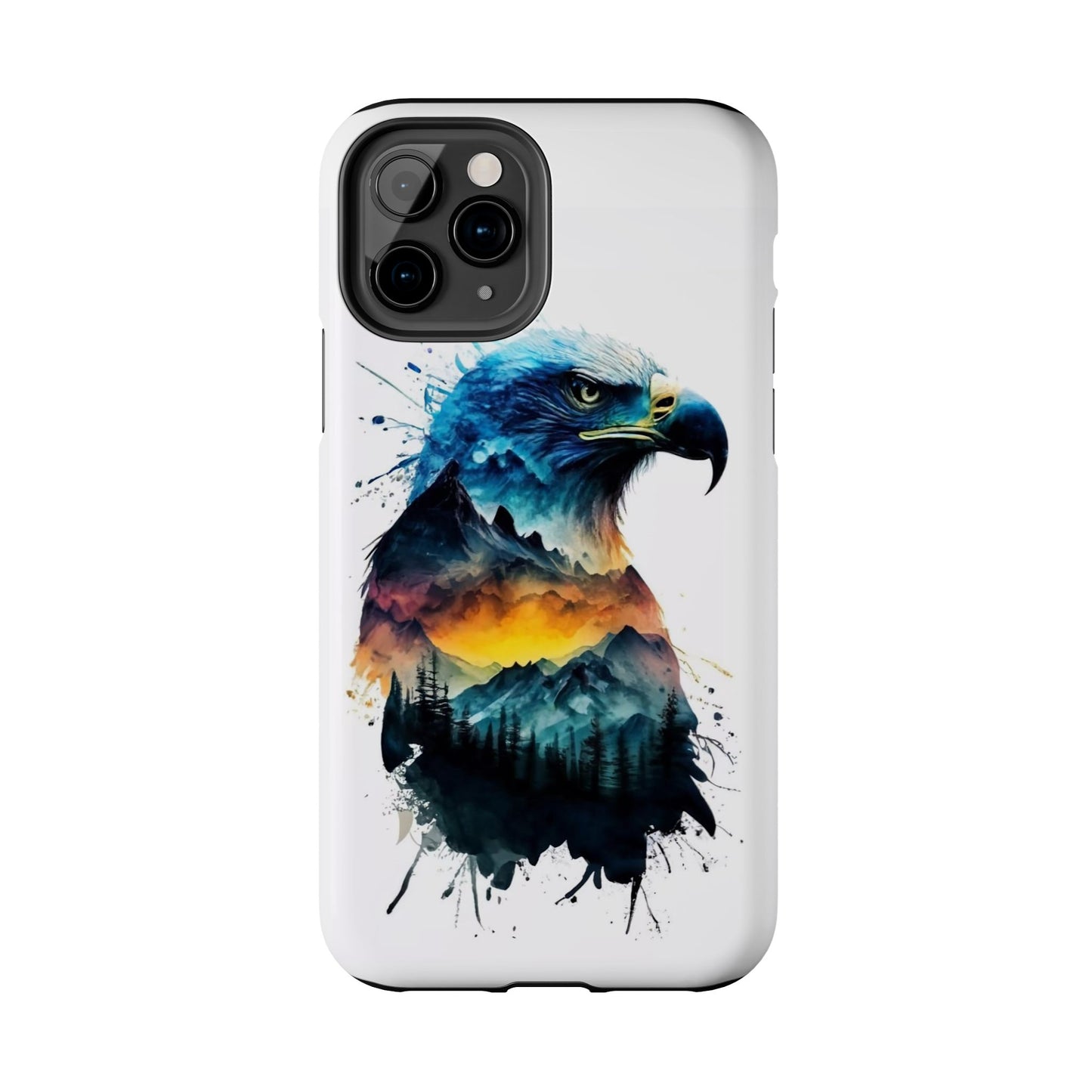 Intense Gaze Bald Eagle Tough Phone Case