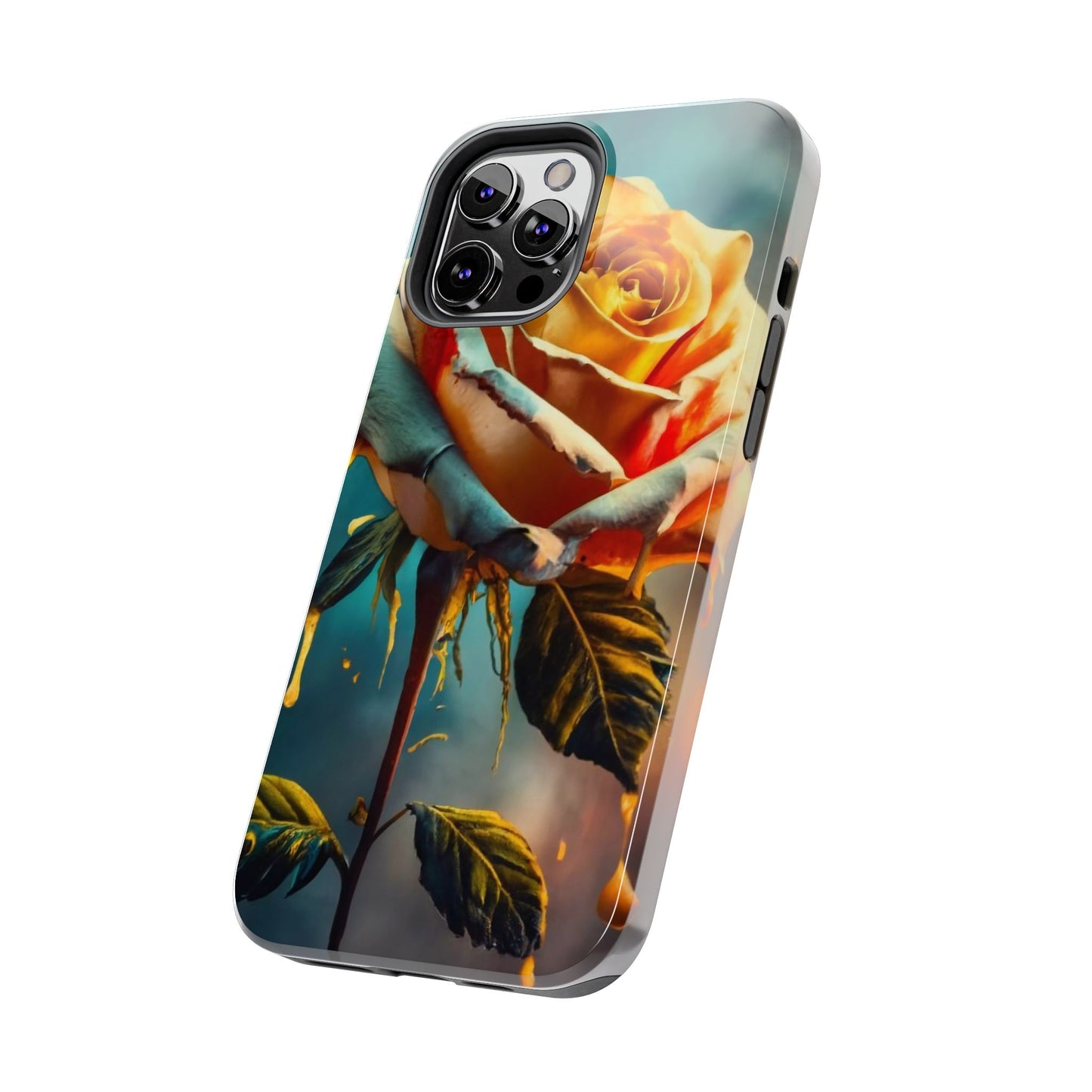 Golden Rose Elegance Tough Phone Case