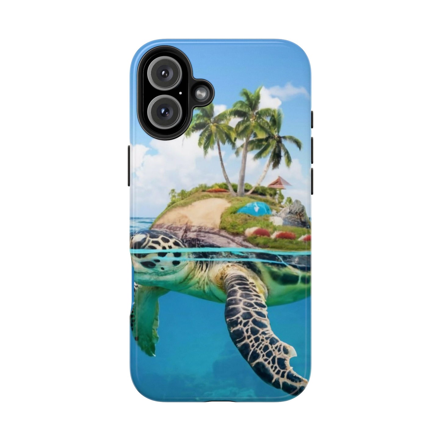 Island Turtle Ocean Adventure Tough Phone Case