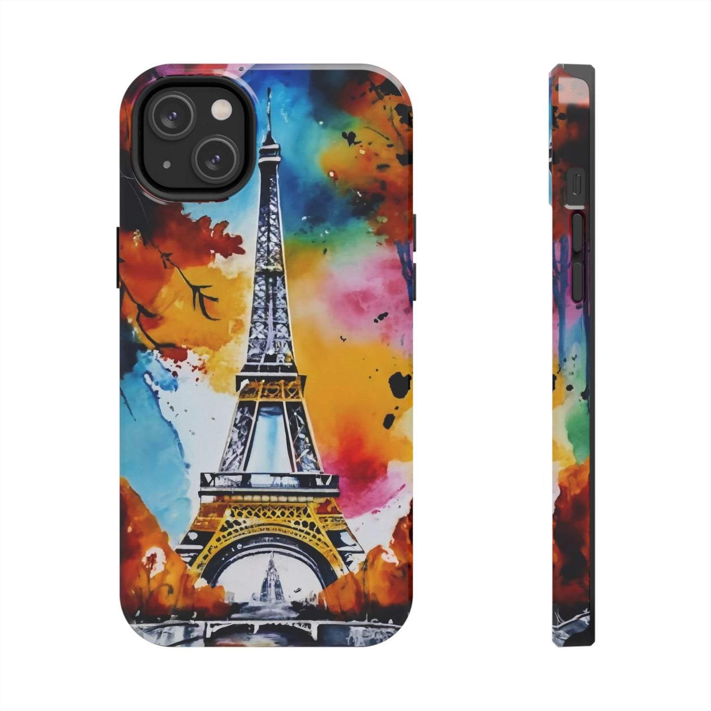 Vibrant Twilight Eiffel Defender Case