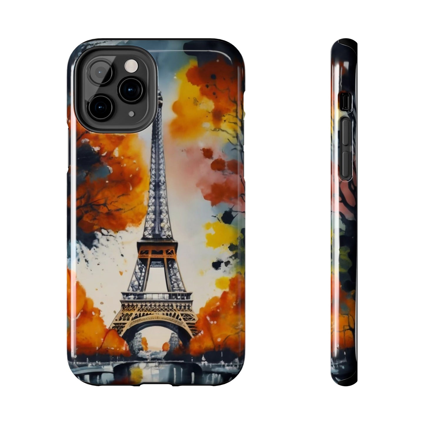 Watercolor Eiffel Twilight Defender Case