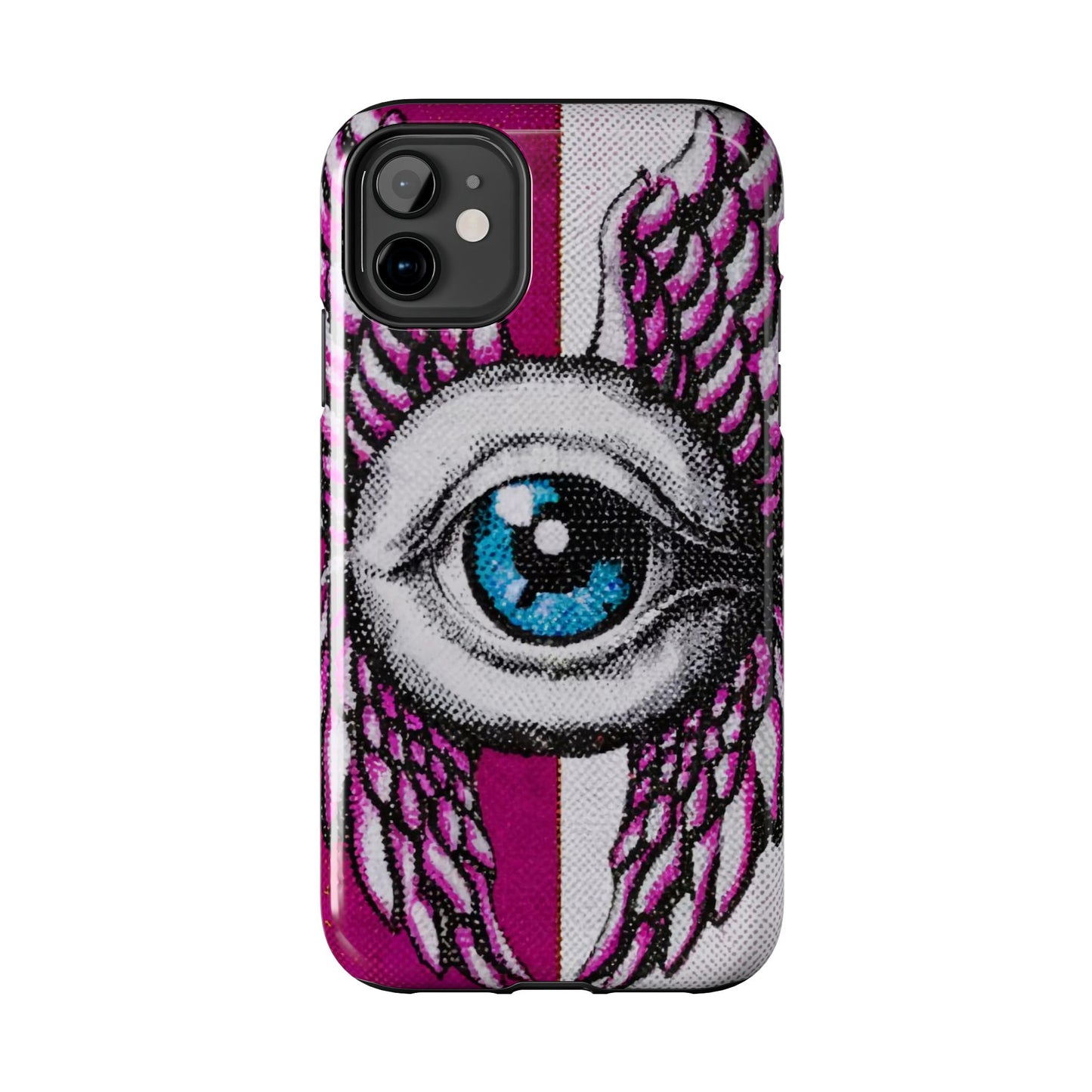 Dual-Tone Winged Eye iPhone Case