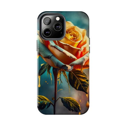 Golden Rose Elegance Tough Phone Case