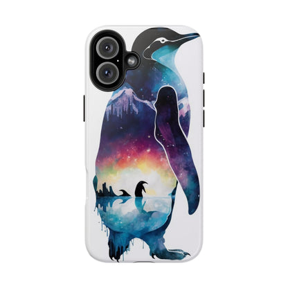 Arctic Majesty Penguin Tough Phone Case