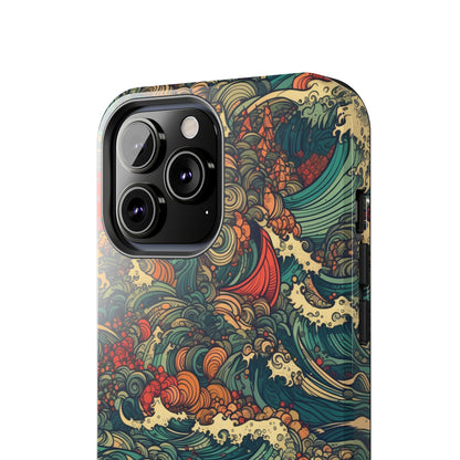 Electric Ocean - Wave of Colors - Tough Phone Cases