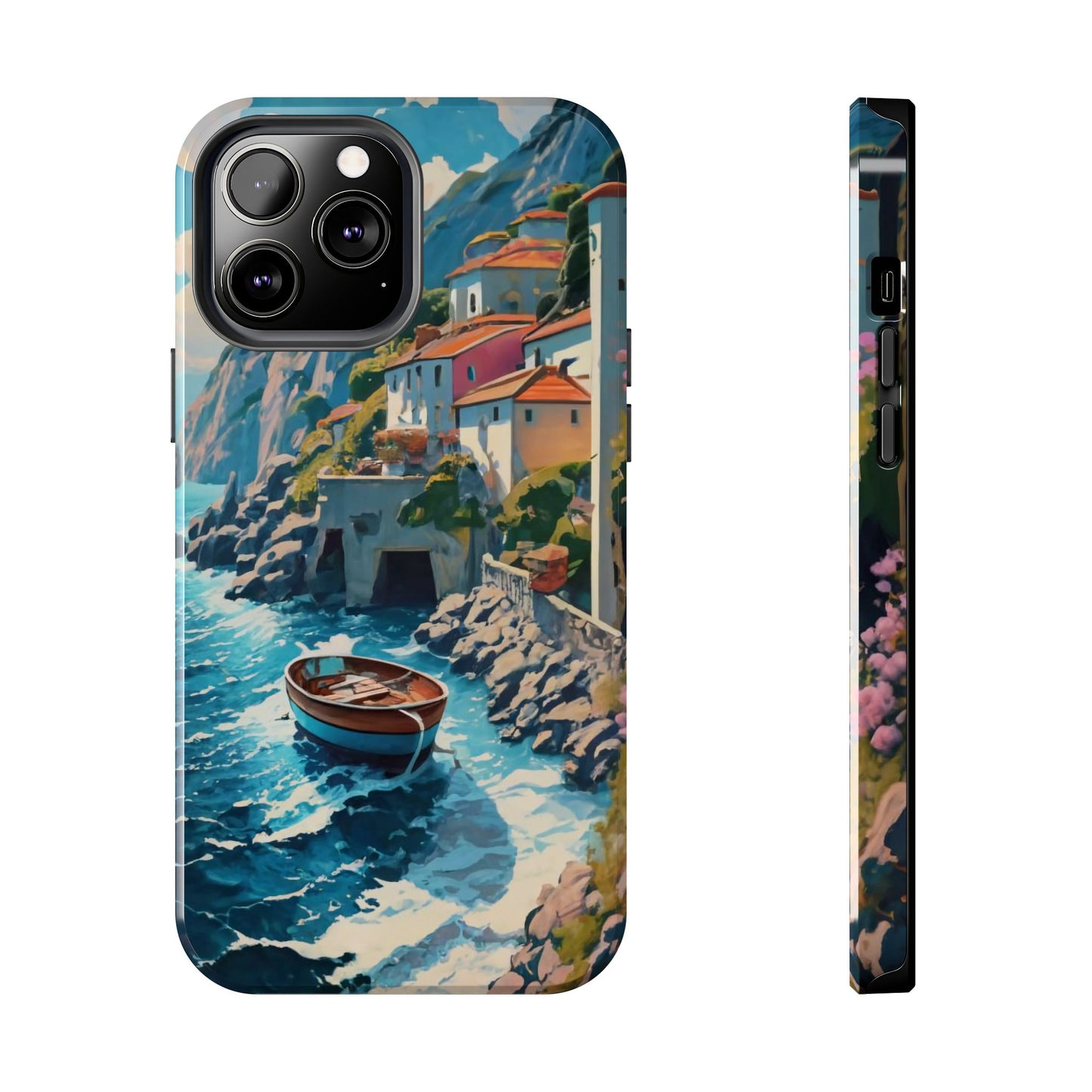 Coastal Dreamscape Boat Tough Phone Case