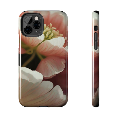 Pink Petal Watercolor Bloom Tough Phone Case