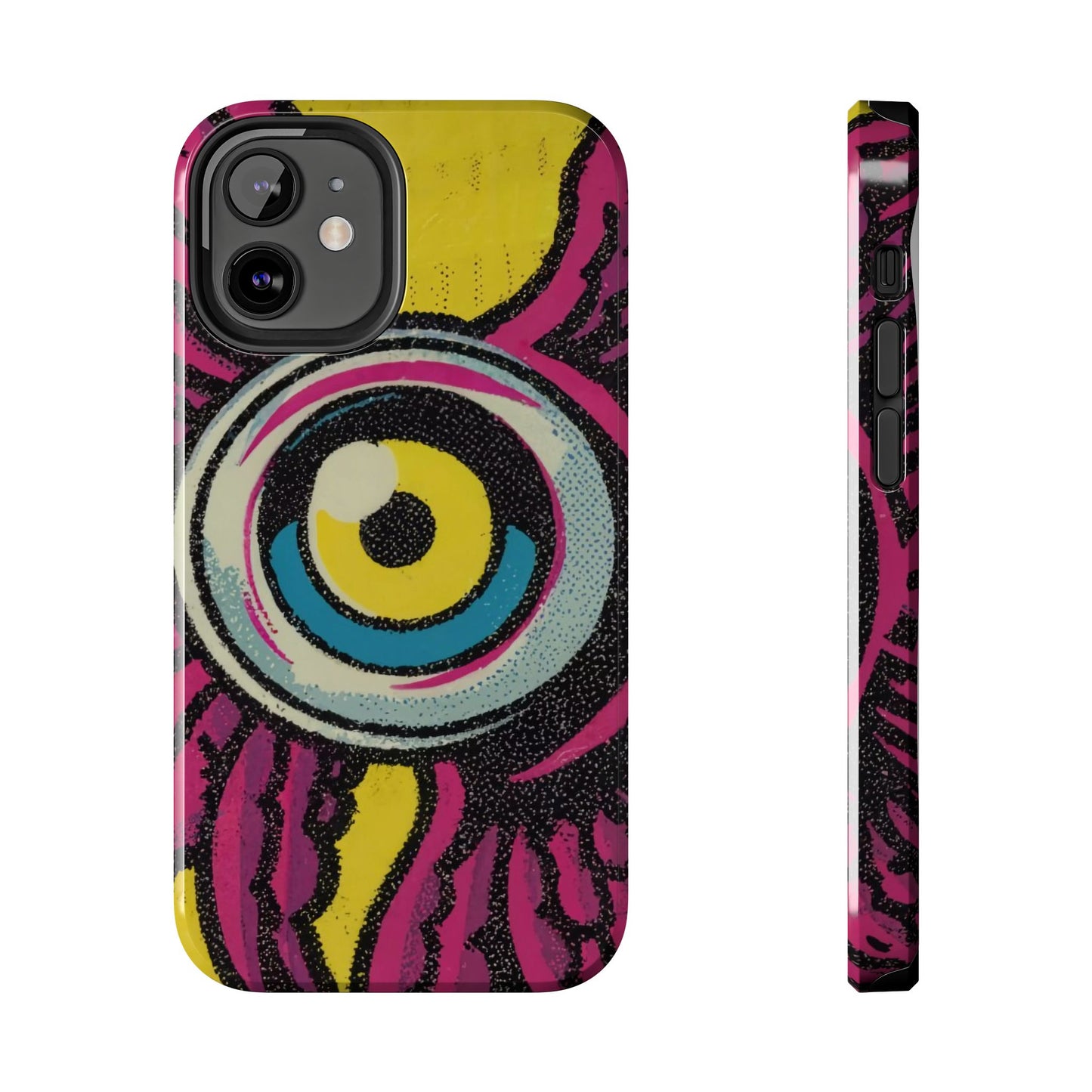 Golden Gaze Winged Eye iPhone Case