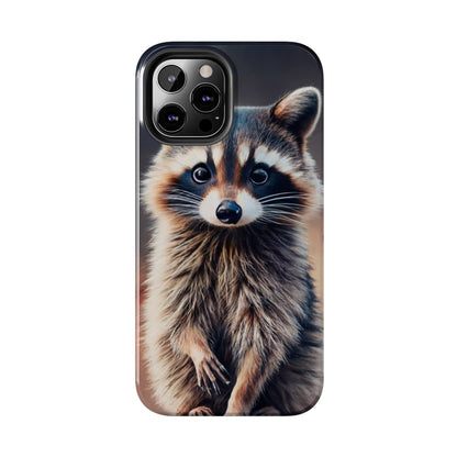 Abstract Raccoon Charm Tough Phone Case