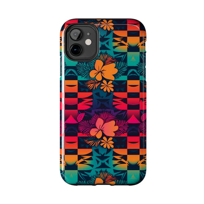 Electric Plumeria - Hawaiian Tough Phone Case