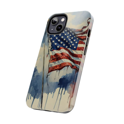 Tattered Glory American Flag Tough Phone Case