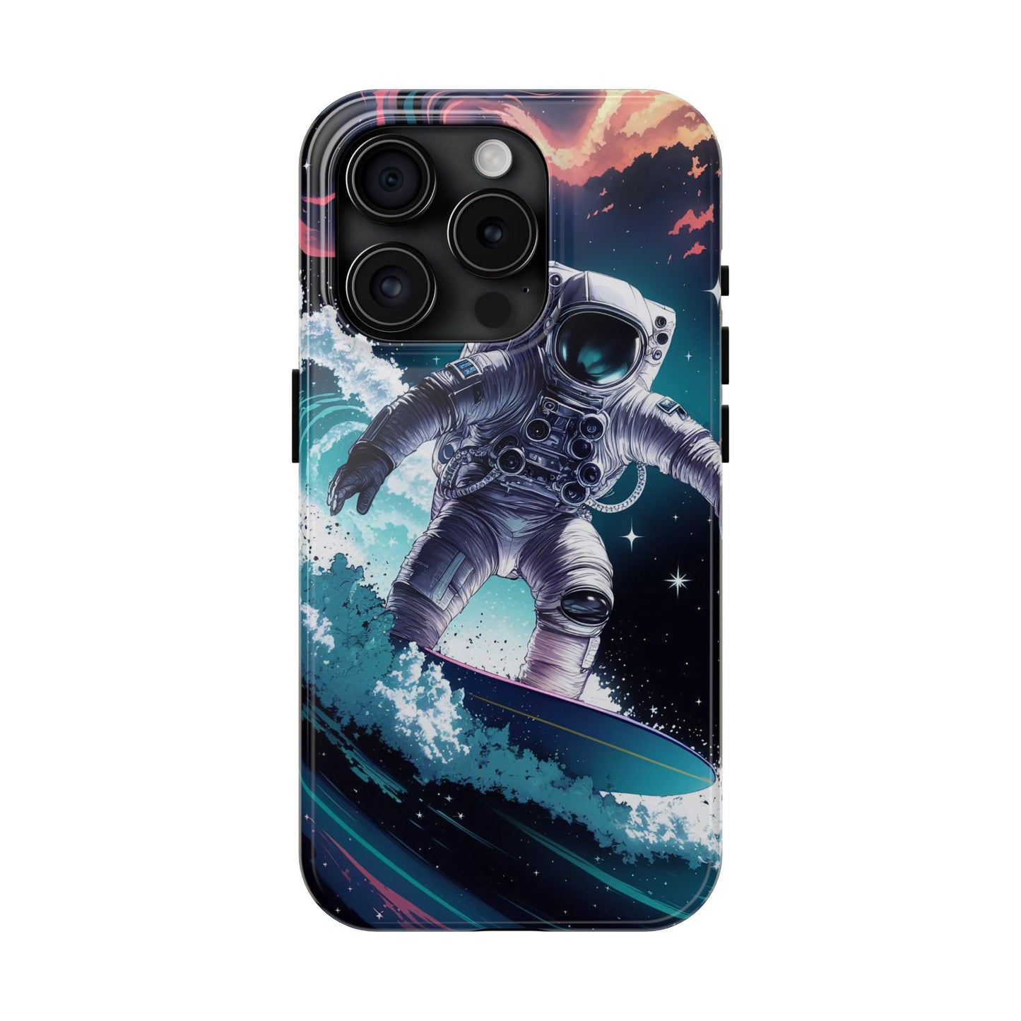 Space Surfer Astronaut Adventure Tough Phone Case