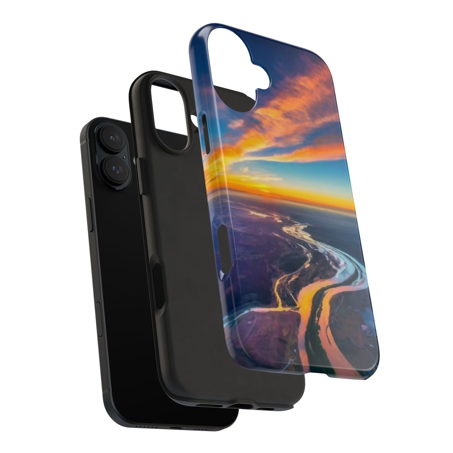 Celestial Sunset Earth View Tough Phone Case