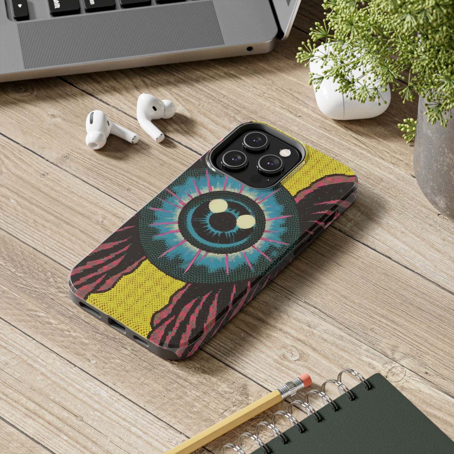 Pop Flight Eyeball Tough iPhone Case