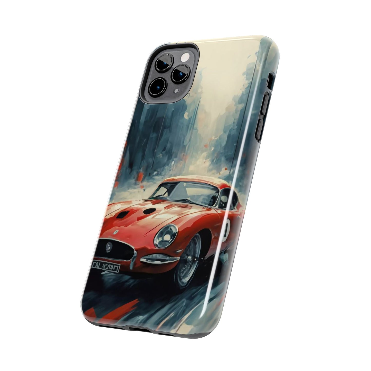 City Drive Red Sports Car Tough Phone Case