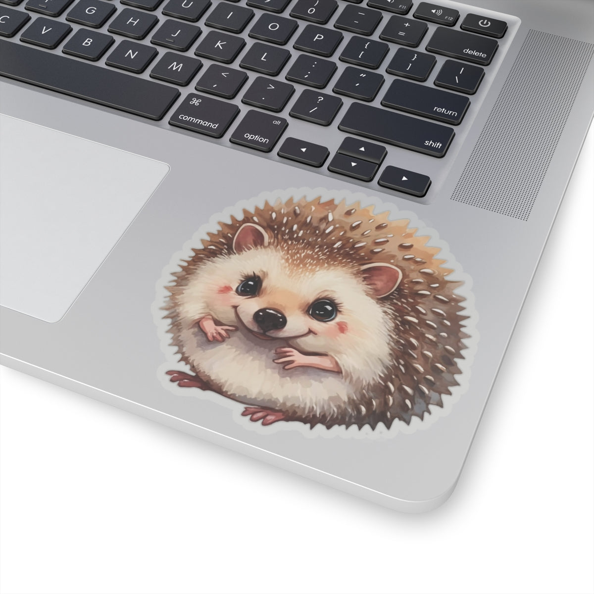 Playful Hedgehog Watercolor Cartoon Sticker