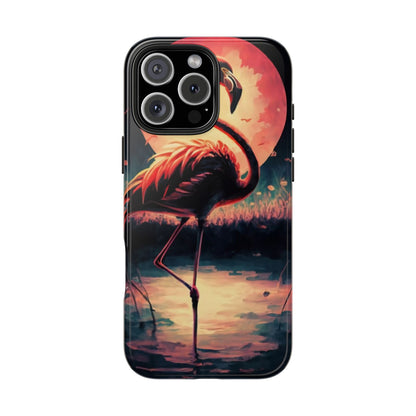 Sunset Flamingo Defender Case