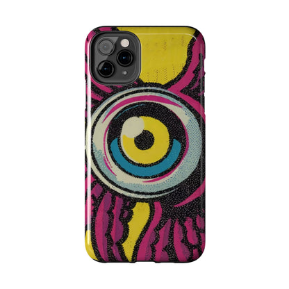 Golden Gaze Winged Eye iPhone Case