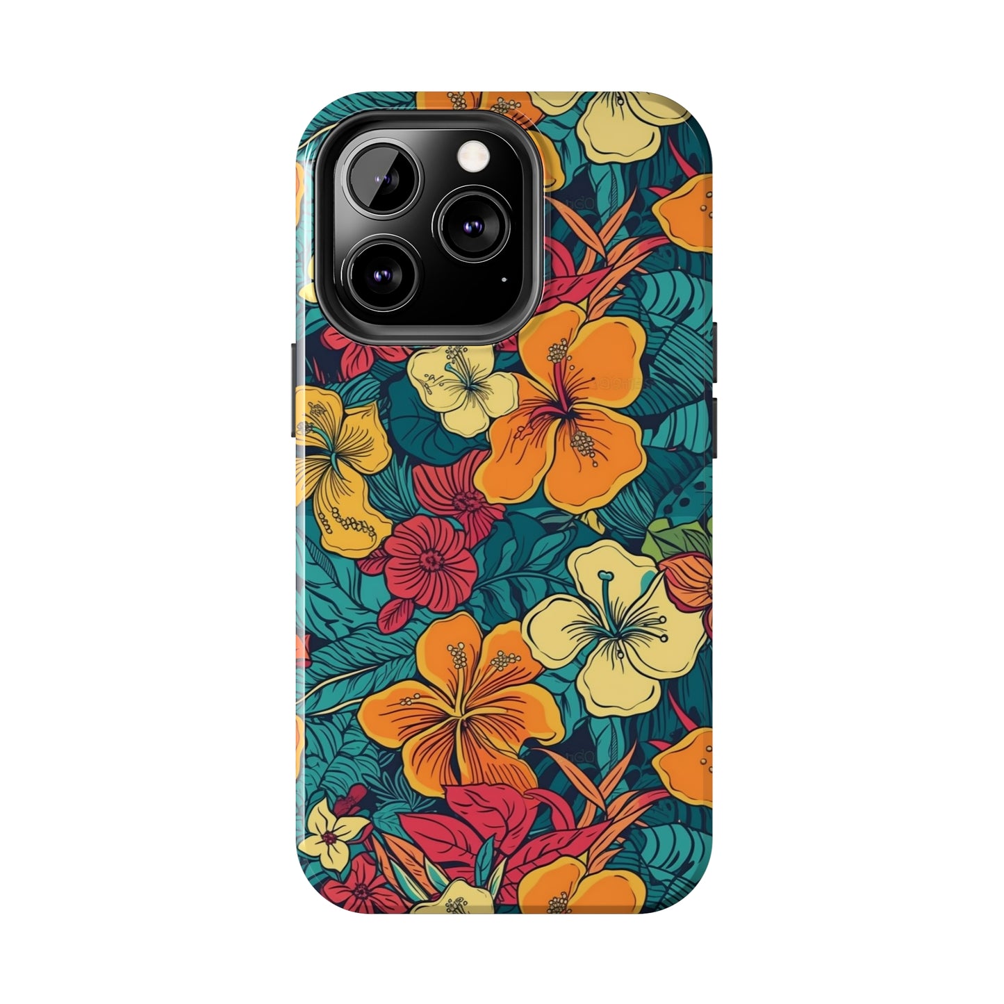 Brilliant Lokelani - Hawaiian Tough Phone Case