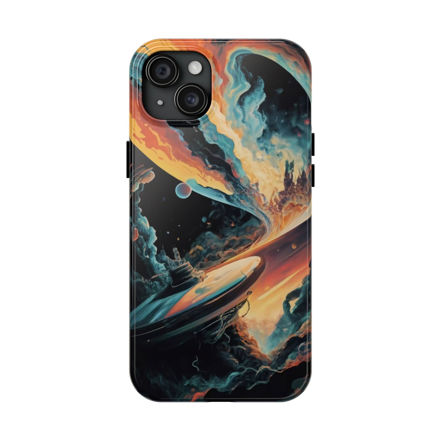 Retro Futuristic Space Odyssey Tough Phone Case