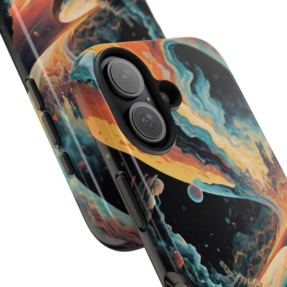 Retro Futuristic Space Odyssey Tough Phone Case