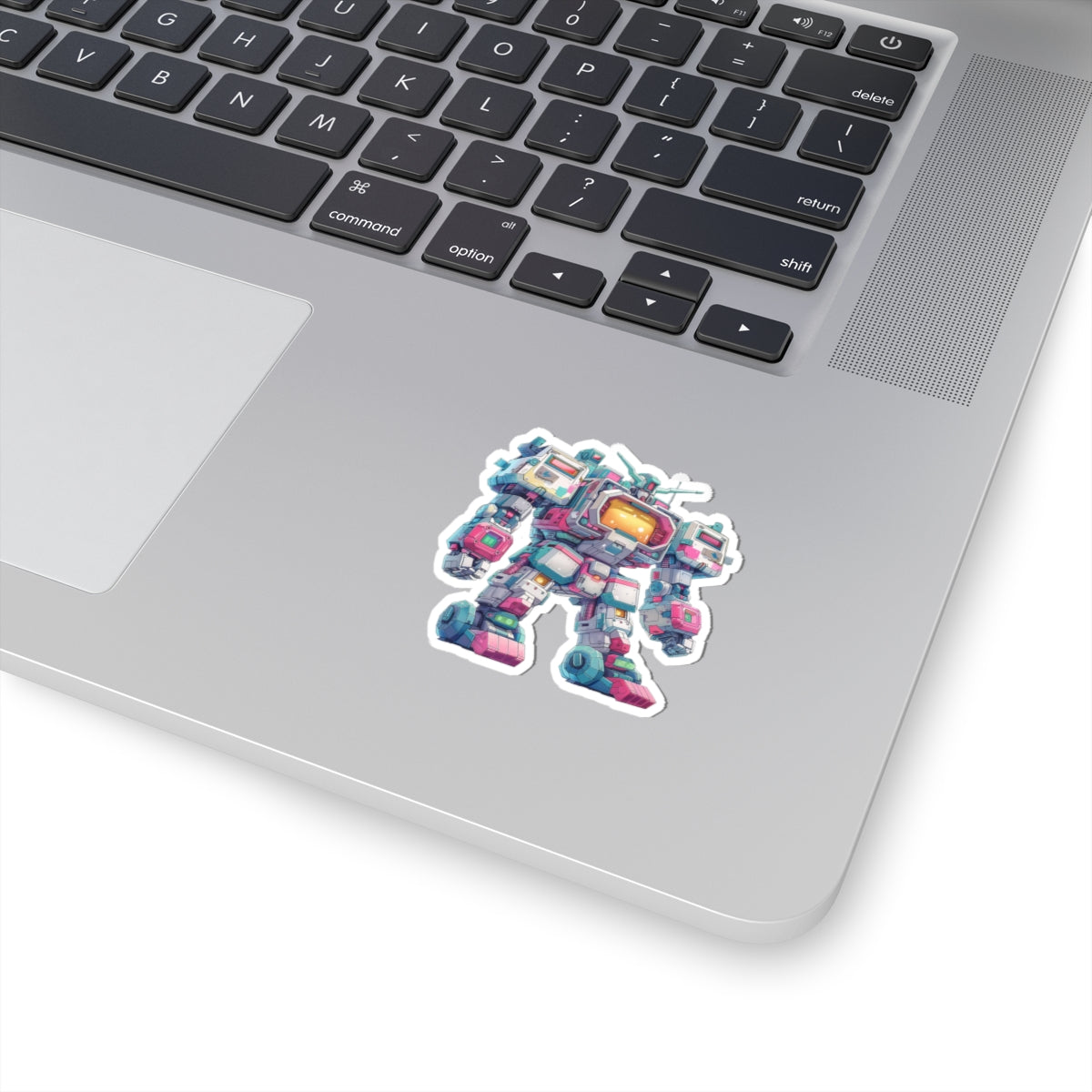 Pixelated Power Bot Sticker